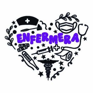 Sudadera ENFERMERA corazón "bordado"