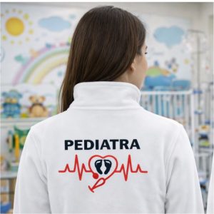 Forro Polar PEDIATRA "bordado"