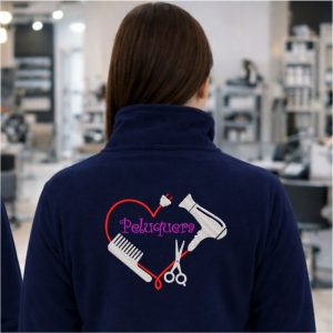 Forro Polar PELUQUERA "bordado"