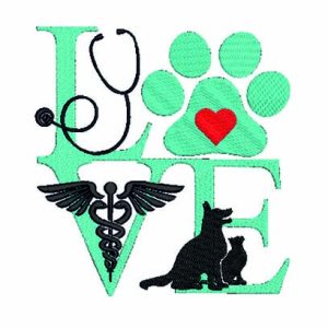 Sudadera VETERINARIO LOVE "bordado"