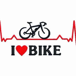 Forro Polar I LOVE BIKE "bordado"