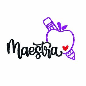 Forro Polar Maestra "bordado"