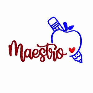 Sudadera Maestro "bordado"