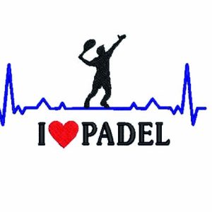 Forro Polar I LOVE PADEL "bordado"