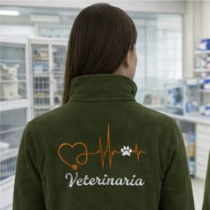 Forro Polar VETERINARIA "bordado"