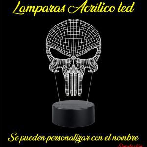 Lampara Led Calavera 2
